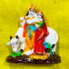 Radha Krishna Gift with Cow Statue Idol for Home Decoration